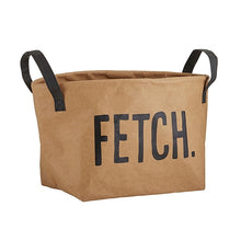 Load image into Gallery viewer, Fetch Washable Paper Storage Tote - Kraft
