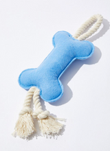 Load image into Gallery viewer, Ocean Blue Bone Rope Toy
