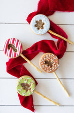 Load image into Gallery viewer, Pawliday Biscuit Pop - Dog Treat Pop for Christmas: Candy Cane
