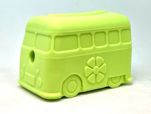 Surf's Up! Green Retro Van Durable Chew Toy & Treat Dispenser