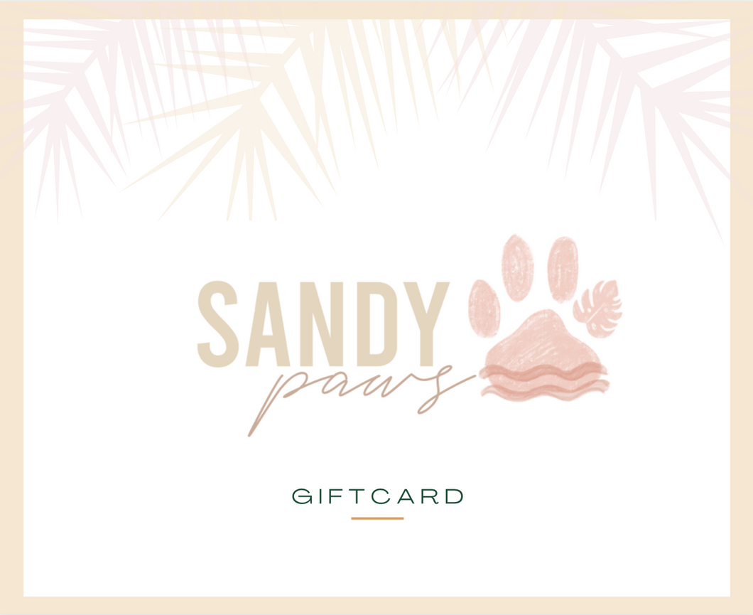 Sandy Paws Gift Card