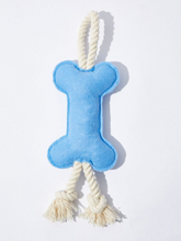 Load image into Gallery viewer, Ocean Blue Bone Rope Toy

